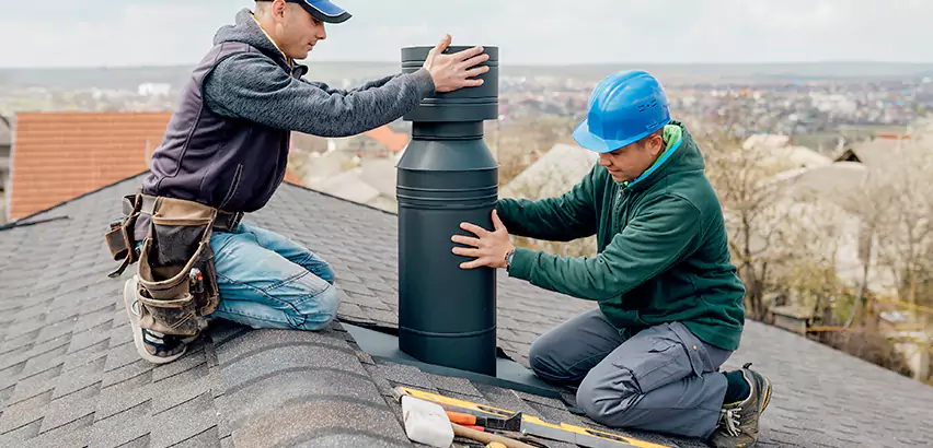 Chimney Flashing Replacement for Storm Damage in Streamwood