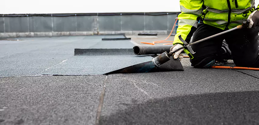 Residential Flat Roof Repair in Streamwood