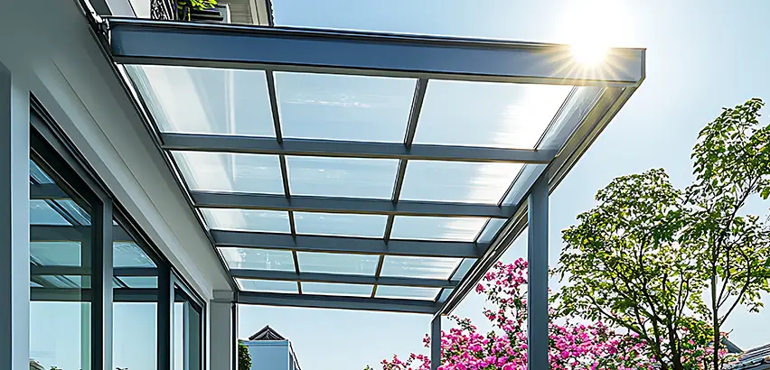 Glass Patio Roof Installation in Streamwood