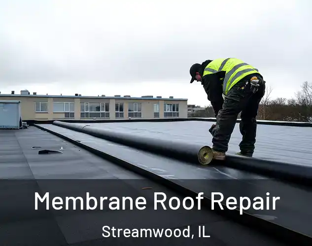  Membrane Roof Repair Streamwood, IL
