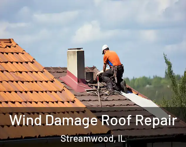  Wind Damage Roof Repair Streamwood, IL